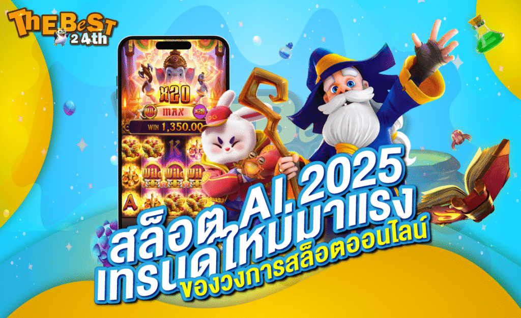 สล็อต AI 2025 เทรนด์ใหม่มาแรงของวงการสล็อตออนไลน์